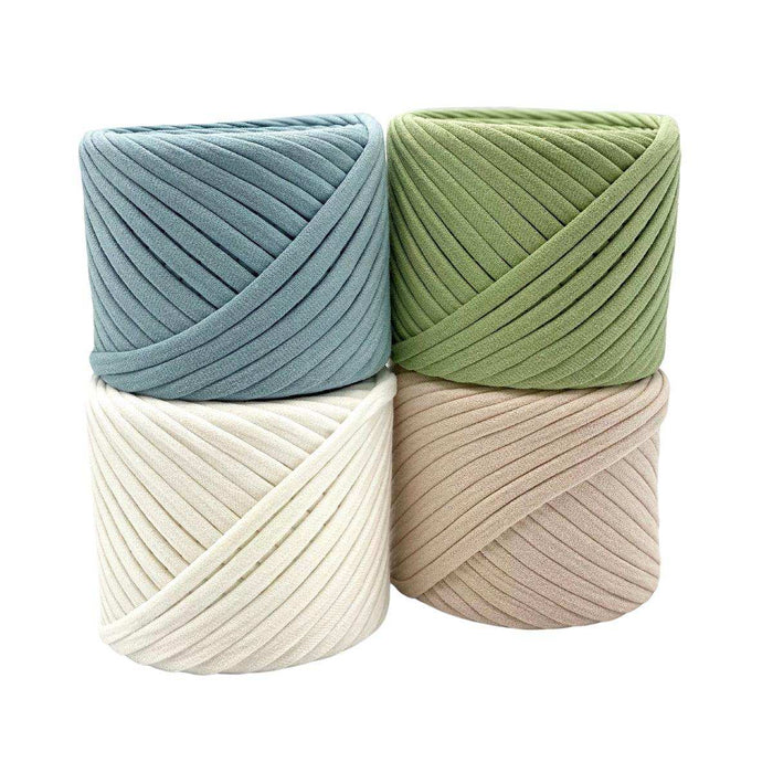 Bobilon T-shirt Yarn Balls 7-9mm - Set of 4 Chunky Yarn - HobbyJobby