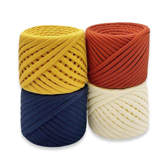 Bobilon T-shirt Yarn Balls 7-9mm - Set of 4 Chunky Yarn - HobbyJobby