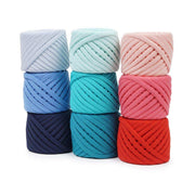 Bobilon T-shirt Yarn Balls 7-9mm - Set of 9 Chunky Yarn - HobbyJobby