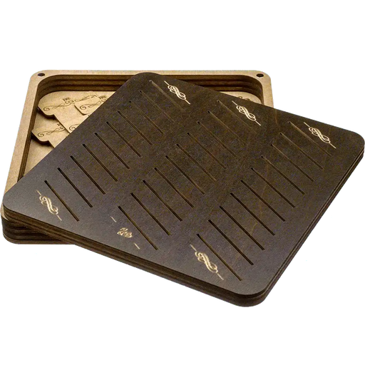 Box for handicraft + 32 bobbins FLZB(N)-063 Wonderland Crafts Organizer Box - HobbyJobby