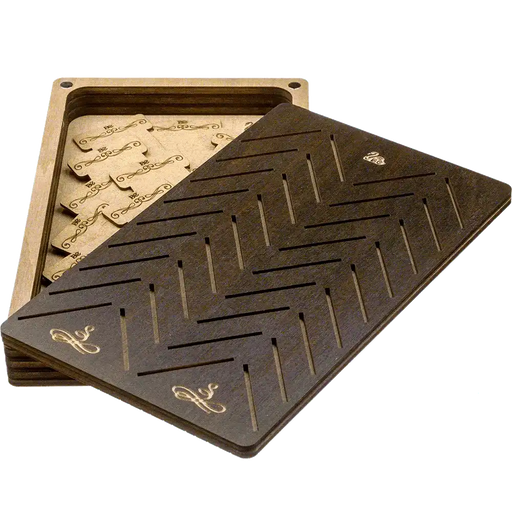 Box for handicraft + 38 bobbins FLZB(N)-056 Wonderland Crafts Organizer Box - HobbyJobby