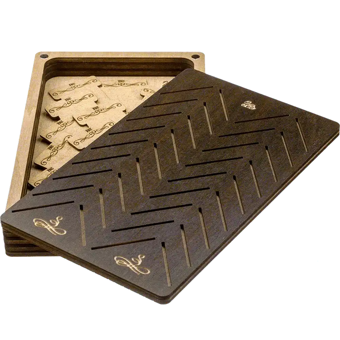 Box for handicraft + 38 bobbins FLZB(N)-056 Wonderland Crafts Organizer Box - HobbyJobby