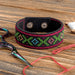 Bracelet Needlecraft Kit - Cross Stitch Kits on Leather Wonderland Crafts Bracelet Kits - HobbyJobby