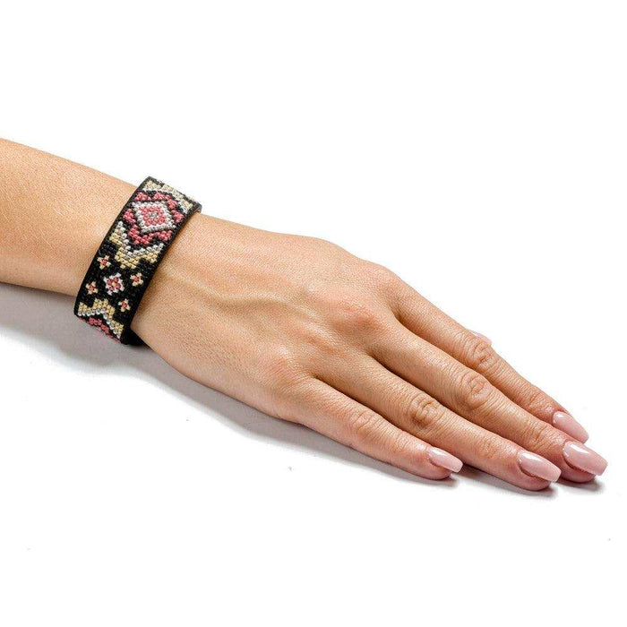 Bracelet Needlecraft Kit - Cross Stitch Kits on Leather Wonderland Crafts Bracelet Kits - HobbyJobby