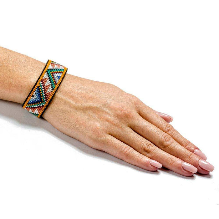 Bracelet Needlecraft Kit - Cross Stitch Kits on Leather Wonderland Crafts Bracelet Kits - HobbyJobby