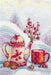 Cross Stitch Kit Andriana - Berry tea, T-08 Andriana Cross Stitch Kits - HobbyJobby