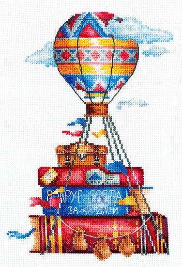 Cross Stitch Kit Andriana - Travel stories, S-09 Andriana Cross Stitch Kits - HobbyJobby
