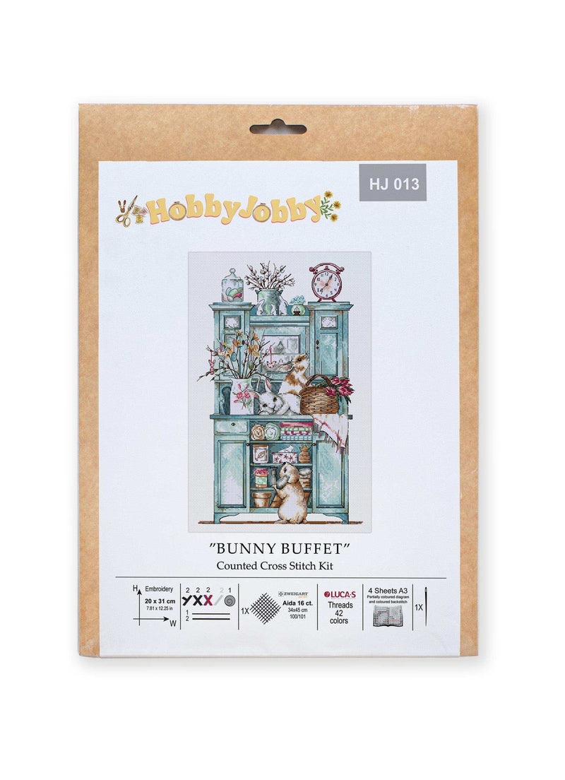 Cross Stitch Kit HobbyJobby - Bunny Buffet HobbyJobby Cross Stitch Kits - HobbyJobby