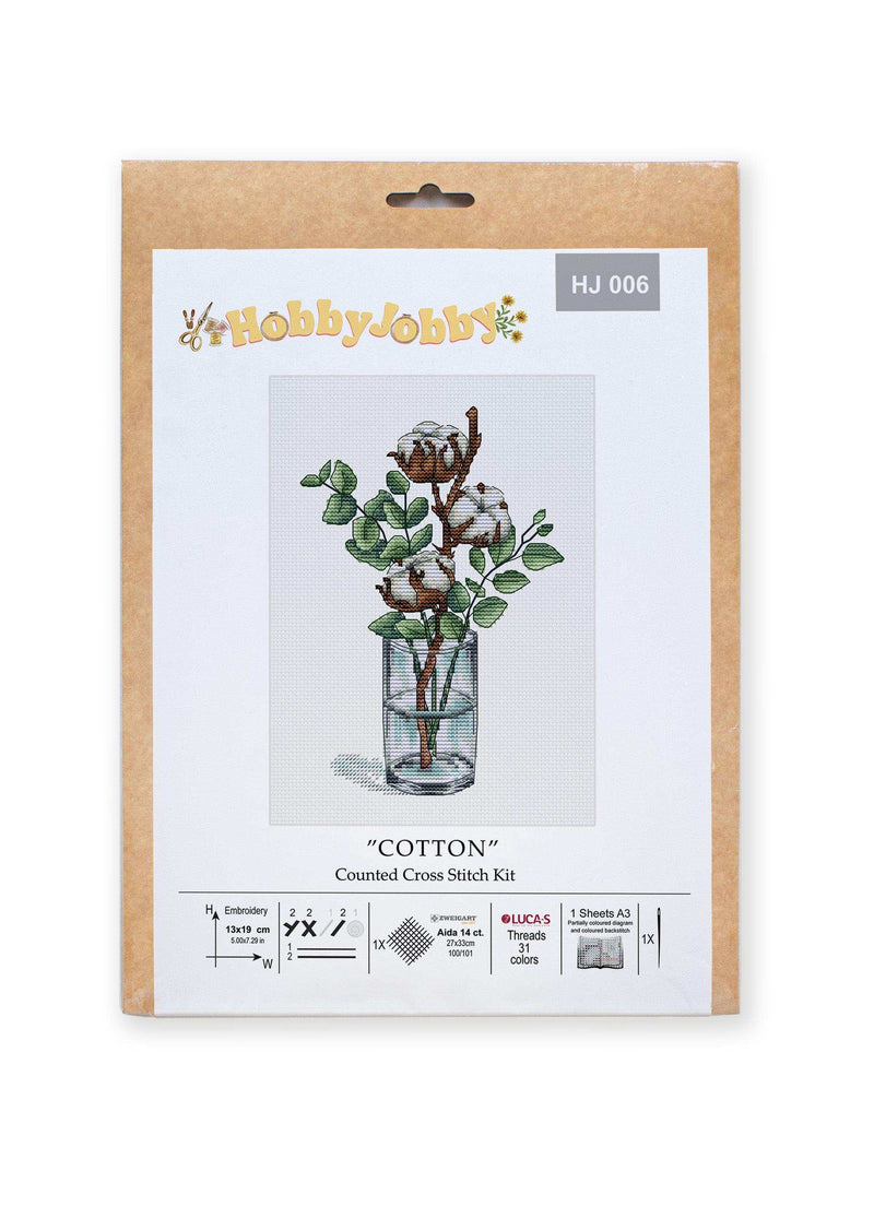 Cross Stitch Kit HobbyJobby - Cotton Cross Stitch Kits - HobbyJobby