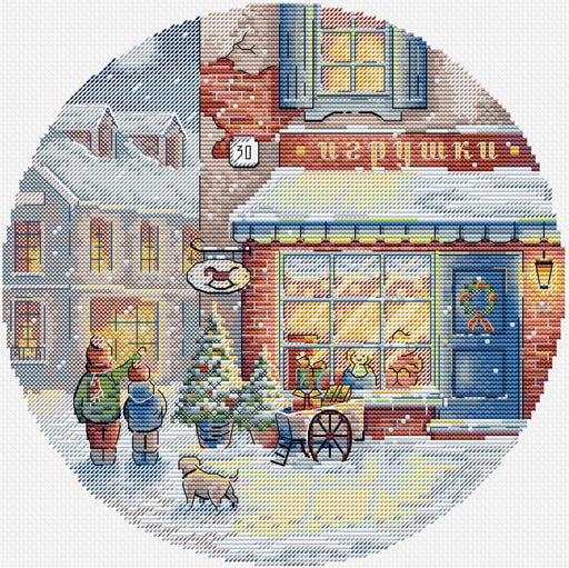 Cross Stitch Kit HobbyJobby - The Eve of The Holidays HobbyJobby Cross Stitch Kits - HobbyJobby