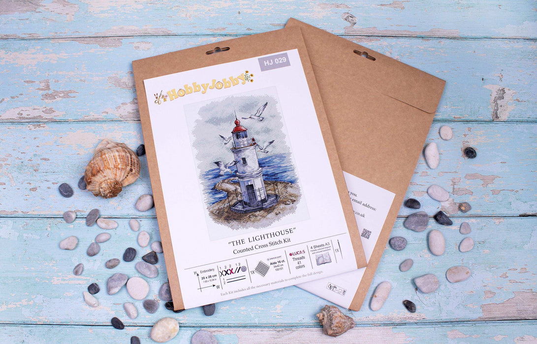 Cross Stitch Kit HobbyJobby - The Lighthouse HobbyJobby Cross Stitch Kits - HobbyJobby