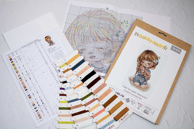 Cross Stitch Kit HobbyJobby - The Nearby Friends HobbyJobby Cross Stitch Kits - HobbyJobby