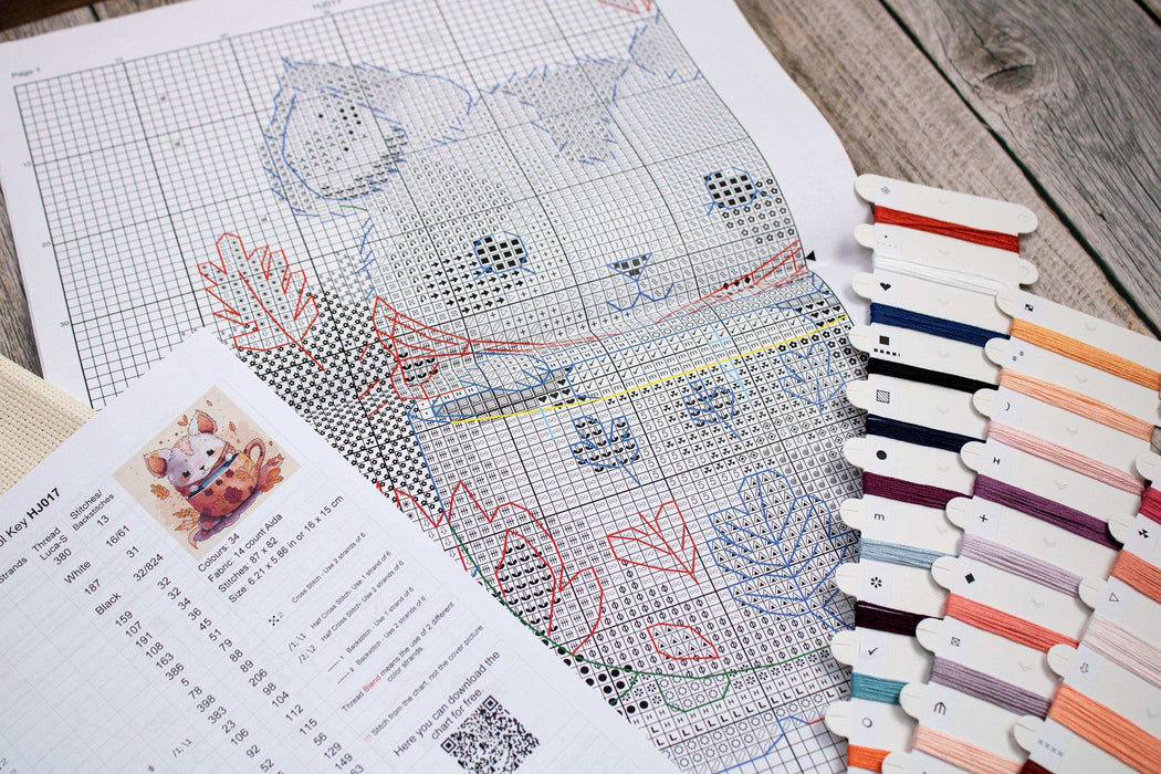 Cross Stitch Kit HobbyJobby - The Warm Autumn HobbyJobby Cross Stitch Kits - HobbyJobby