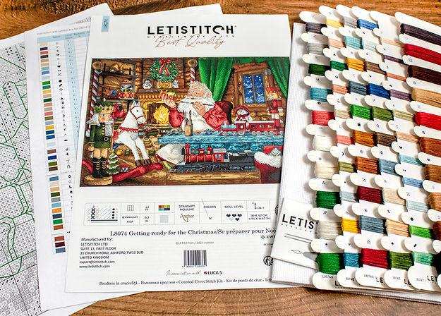 Cross Stitch Kit LETISTITCH - Getting ready for the Christmas, L8074 Cross Stitch Kits - HobbyJobby