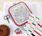 Cross Stitch Kit LETISTITCH - Meowy Christmas-with nurge hoop included, L8080 LetiStitch Cross Stitch Kits - HobbyJobby