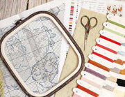 Cross Stitch Kit LETISTITCH - Pied Hens, L8819 Cross Stitch Kits - HobbyJobby