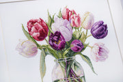 Cross Stitch Kit Luca-S - Bouquet of Tulips Luca-S Cross Stitch Kits - HobbyJobby