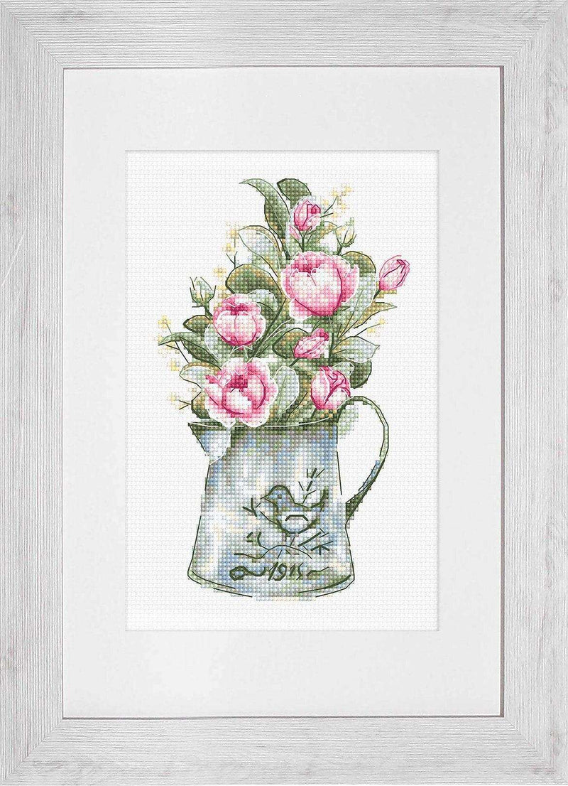 Cross Stitch Kit Luca-S - Bouquet with Roses, B7006