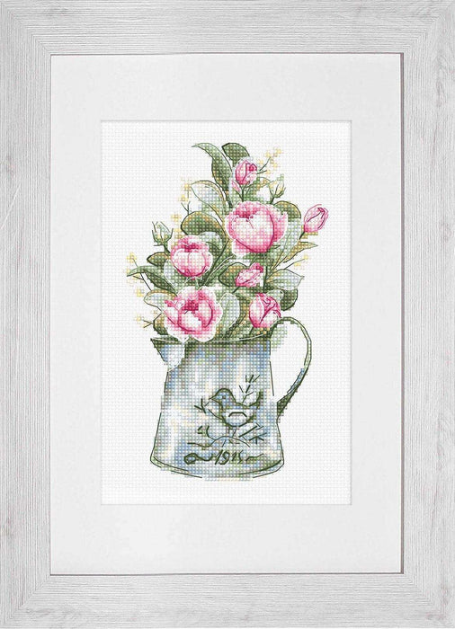 Cross Stitch Kit Luca-S - Bouquet with Roses, B7006