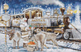 Cross Stitch Kit Luca-S Gold - Santa’s Express White, BU5038 Cross Stitch Kits - HobbyJobby