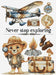 Cross Stitch Kit Luca-S - Never Stop Exploring, B1408 Luca-S Cross Stitch Kits - HobbyJobby