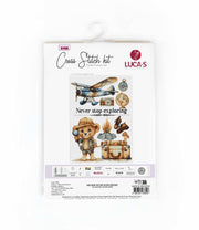 Cross Stitch Kit Luca-S - Never Stop Exploring, B1408 Luca-S Cross Stitch Kits - HobbyJobby
