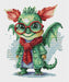 Cross Stitch Kit Luca-S - The Elegant Dragon, B1407 Cross Stitch Kits - HobbyJobby