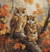 Cross Stitch Kit Luca-S - The Owls Family, BU5045 Luca-S Cross Stitch Kits - HobbyJobby