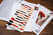 Cross Stitch Kit Luca-S - Under the Umbrella, BU5047 Luca-S Cross Stitch Kits - HobbyJobby