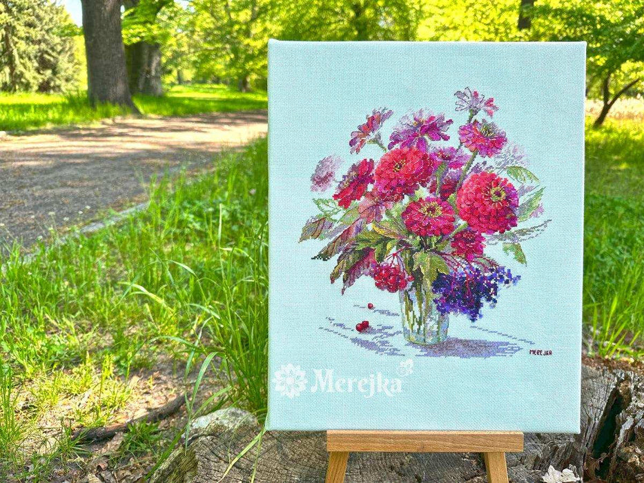 Cross Stitch Kit Merejka - September Colour, K221 Cross Stitch Kits - HobbyJobby
