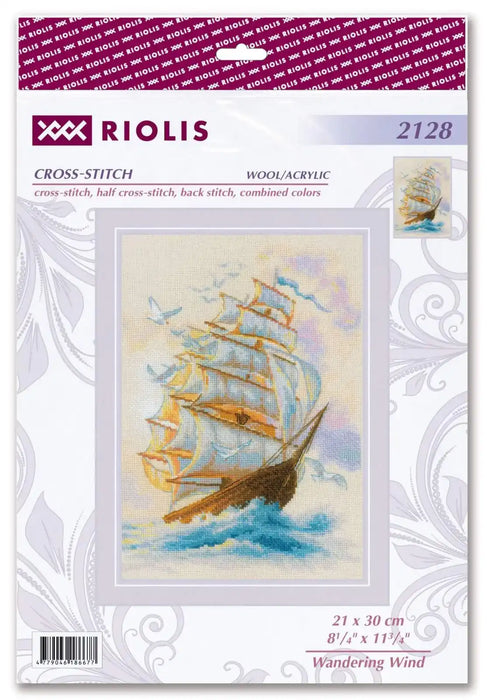 Cross Stitch Kit Riolis - Wandering Wind, 2128 Cross Stitch Kits - HobbyJobby