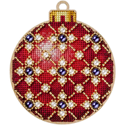 Cross Stitch Kit with Beads on Wood - Toys Needlecraft on Wood Wonderland Crafts Wooden Kits - HobbyJobby