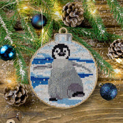 Cross Stitch Kit with Beads on Wood Wonderland Crafts Wooden Kits - HobbyJobby