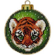 Cross Stitch Kit with Beads on Wood Wonderland Crafts Wooden Kits - HobbyJobby