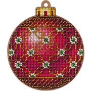 Cross Stitch Kit with Beads on Wood Wonderland Crafts Wooden Kits - HobbyJobby