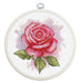 Cross Stitch Kit with Hoop Included Luca-S - Rose Aroma, BC105 Luca-S Cross Stitch Kits - HobbyJobby
