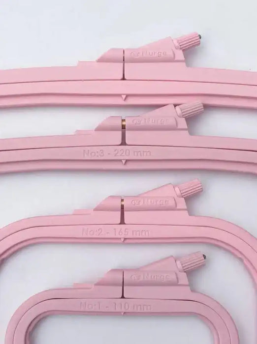 Cross Stitch Square Hoop, Pink - Nurge Embroidery Hoop Hoops - HobbyJobby