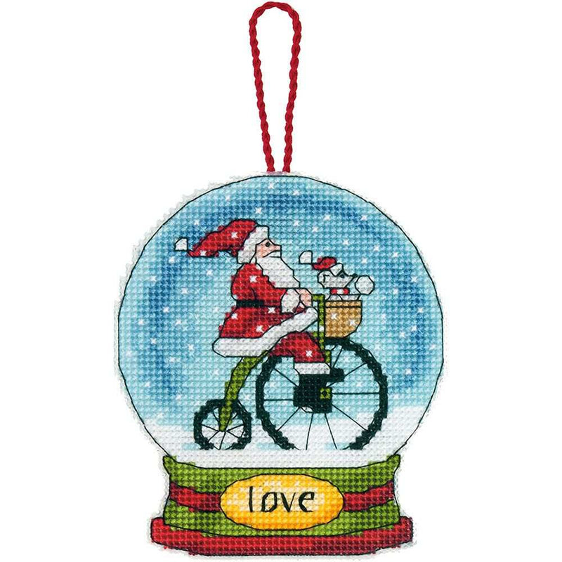 Dimensions du kit de point de croix - Joy Snowglobe, D70-08905