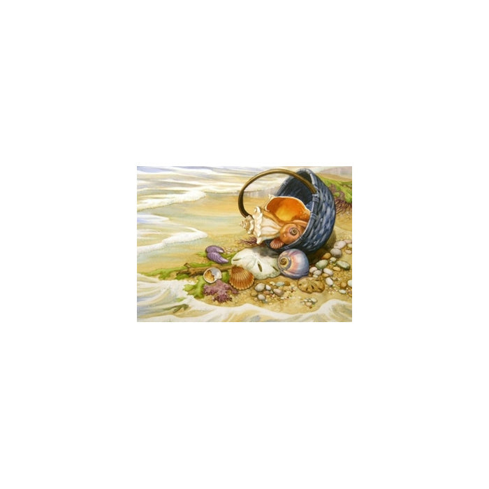 Diamond Painting Kit - SEASHELLS IN THE BASKET 40X29 CM AZ-1069