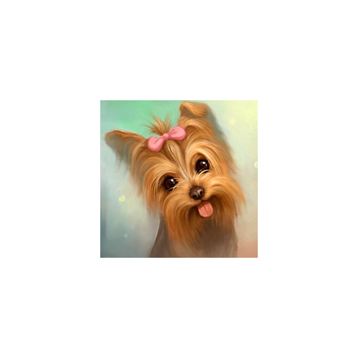Diamond Painting Kit - YORKSHIRE TERRIER 25_25 CM AZ-1136