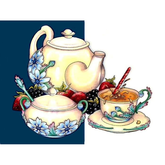 Diamond Painting Kit - TEA COMPOSITION 40_30 CM AZ-1430