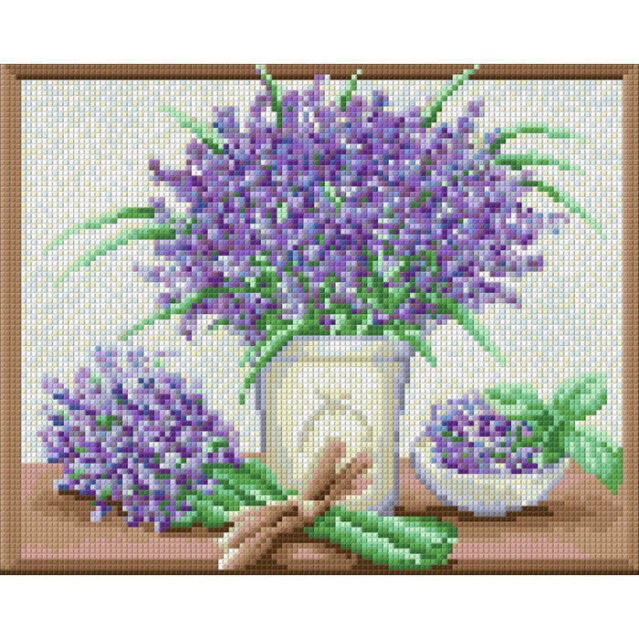 Diamond Painting Kit - FRESH LAVENDER 30_24 CM AZ-1452