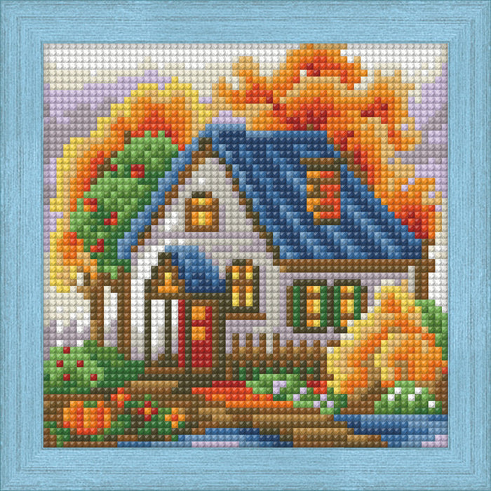 Diamond Painting Kit - AUTUMN HOUSE 15_15 CM AZ-1565