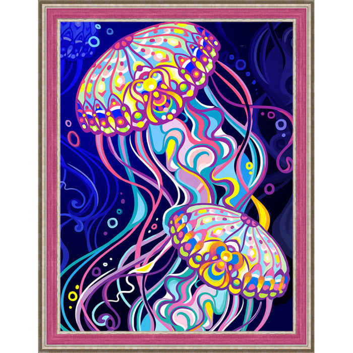 Diamond Painting Kit - JELLYFISH 30_40 CM AZ-1579