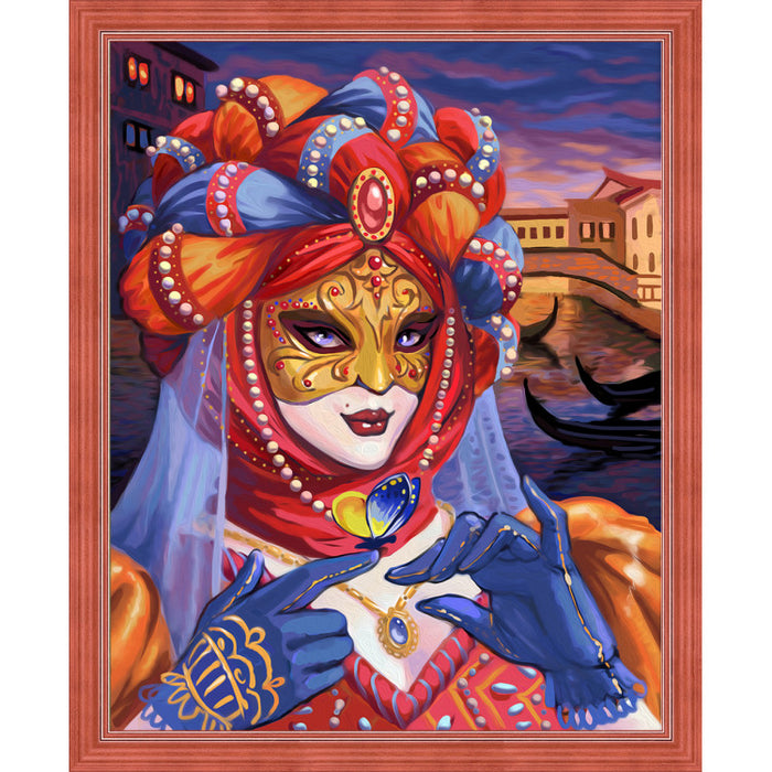 Diamond Painting Kit - VENETIAN MADAM 40_50 CM AZ-1586