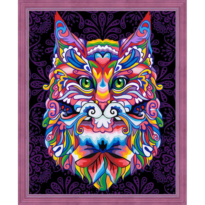 Diamond Painting Kit - MYSTICAL CAT 40_50 CM AZ-1596