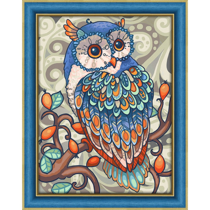Diamond Painting Kit - OWL 30_40 CM AZ-1607