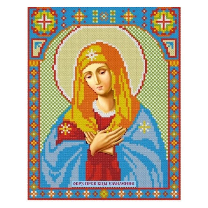 Diamond Painting Kit - TENDERNESS ICON OF THE MOTHER OF GOD 22*28 CM AZ-2006