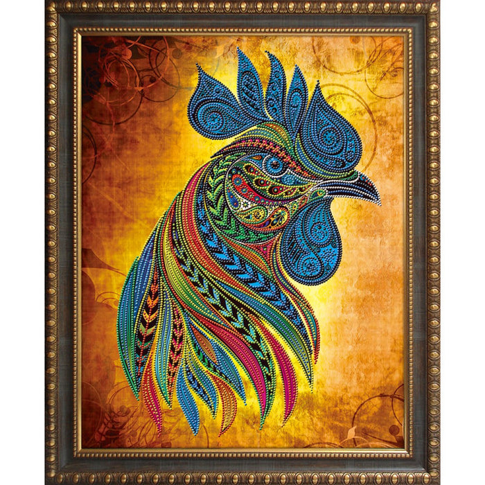 Diamond Painting Kit - ROOSTER - WATER FORCE 40_50 CM AZ-3002