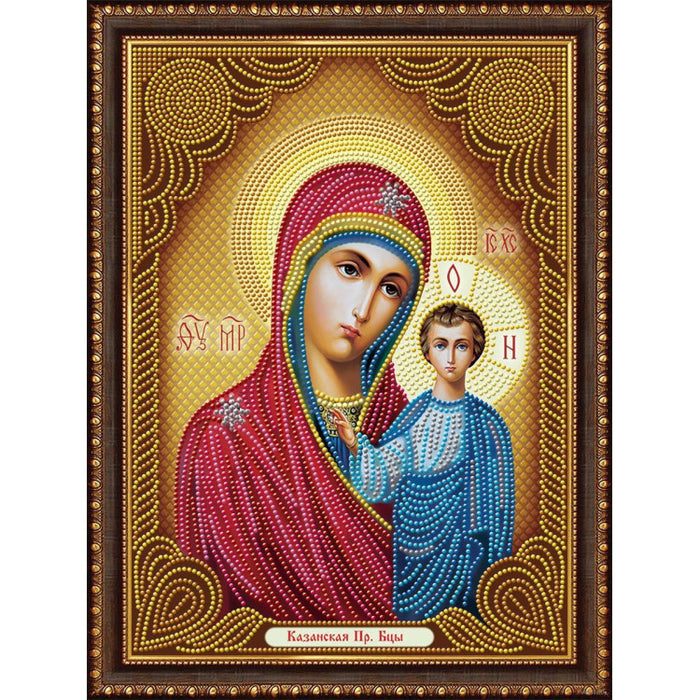 Diamond Painting Kit - ICON THE KAZAN THEOTOKOS 22X28 CM AZ-5029